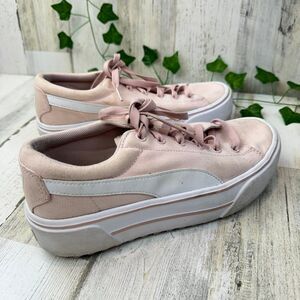 Puma Womens Kaia Platform 383804-05 Pink Casual Shoes Sneakers Size 8
